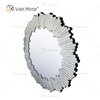 New Design WXM-1131 Wall Decor Diamond Shade Silver Wall Hanging Mirror