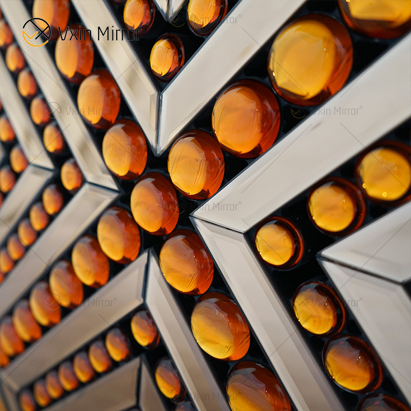 Hot Sale WXF-105 Factory Direct Antique Reproduction Mirror Console Table With Mirrored Board