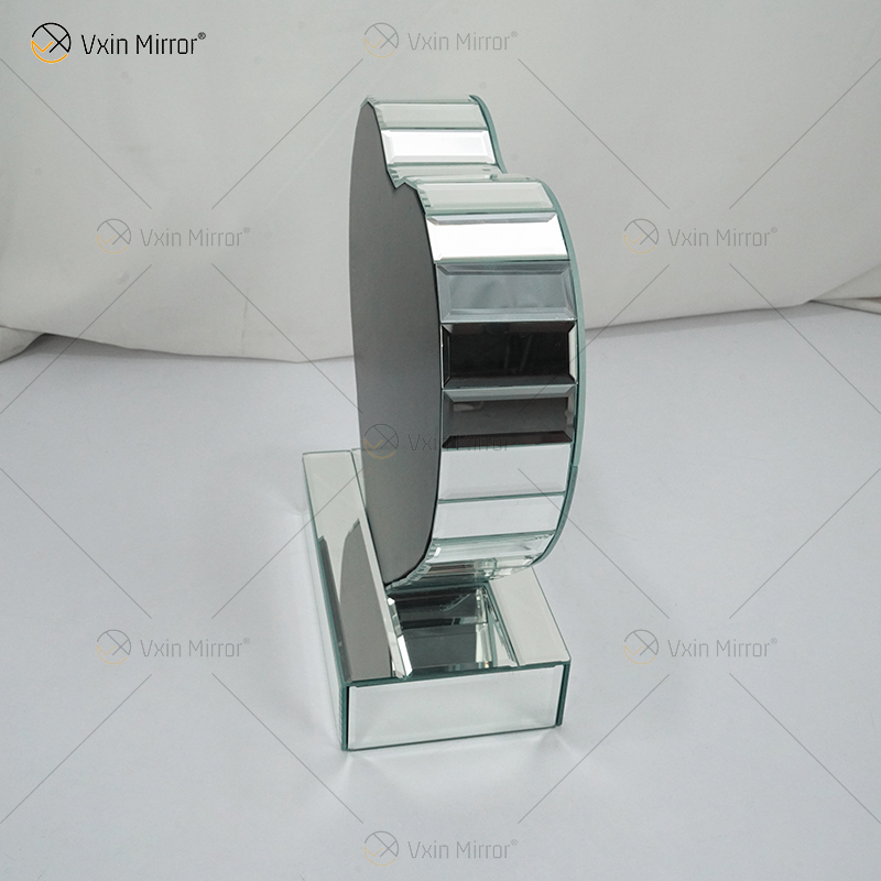 Home Decor Factory Supply Vxin End Table WXF-155 Silver Crushed Diamond Mirror Side Table