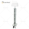 WXFL-032 Living Room Luxury Silver Modern Crushed Dia Mond Floor Standing Lamp Mirror Lamp