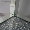 Vxin Mirrored Furniture WXF-117-2 Modern Elegant Crued Mirror Side Table