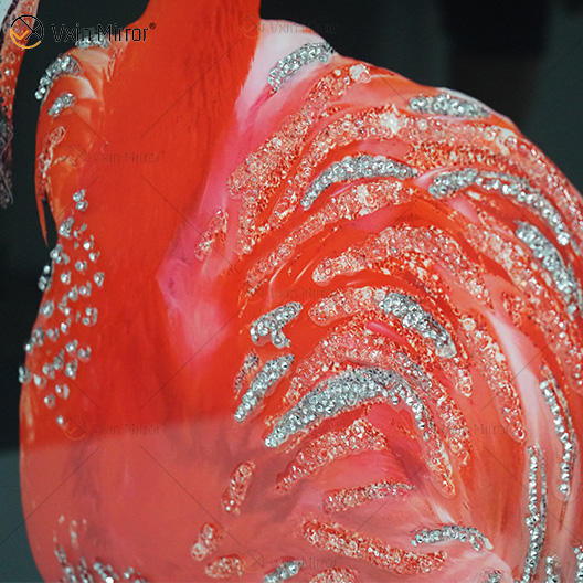 wall art with crystals