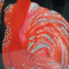 Vxin WXMA-57 Crystal Porcelain Painting Resin Flamingo Covered Frame Decorative Mirror Wall Art