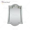 Elegant Decor WXMT-007 Modern Glass Silver Mirrored Rectangle Tray
