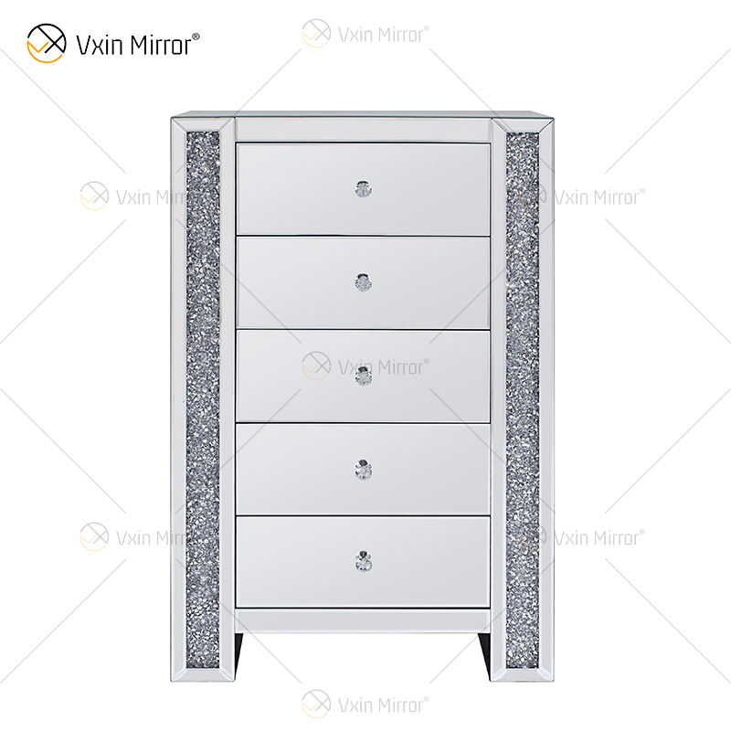 mirror bedside table