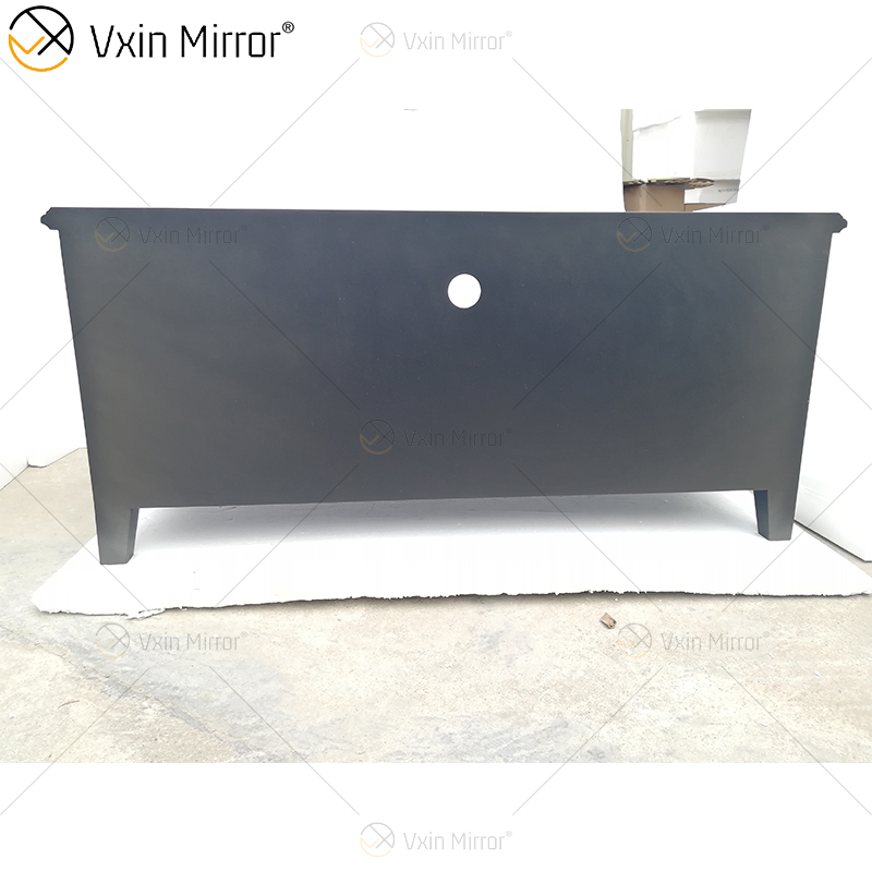 Ornate Berlin Furniture WXF-680 Anti Champagne Gold TV Stands Cabinet With 2 Drawers & Doors