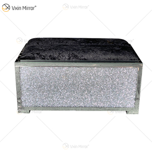 New Design WXF-612 Modern Sparkly Mirrored TV Stands for Living Room Set with Sofa