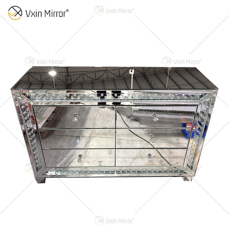 Hot Sell New Design WXF-2139 LED Octagonal Simple Fashion Makeup Mirror Cabinet Match LED