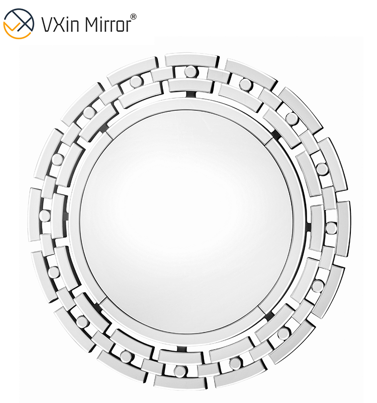 VXin Mirror WXM-1124 Moden Silver Glass Wall Mirror Home Decor for Living Room Bedroom