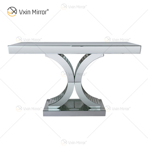 Wholesale Elegant WXF-547 Charming Silver Mirrored Console Table for Furniture