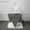 WXF-711-2 Unique Style Different Modern Design Glass Mirrored Coffee Table And Side Table