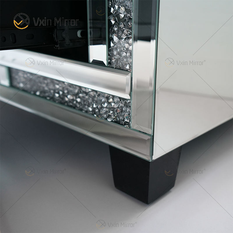 gold mirror nightstand