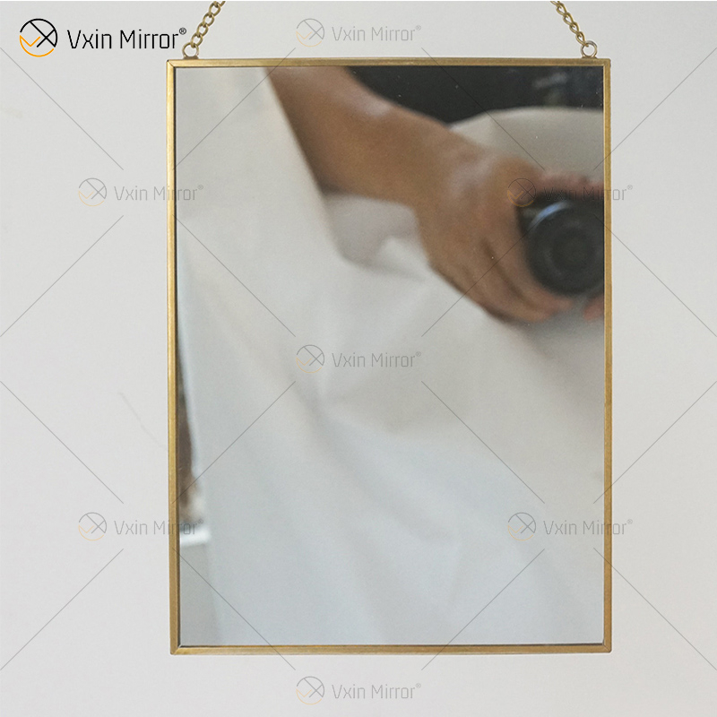 Golden Vxin Unique Wall Decor Gold Metal Frame Decorative Mirrors Luxury Simple And Stylish Wall Mirror