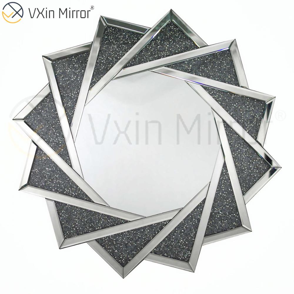 Cheap Vxin Modern Living Room Furniture Home Decor Crush Diamond Luxury Furniture Set Mirror Console Table