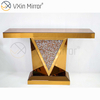 Cheap Vxin Modern Living Room Furniture Home Decor Crush Diamond Luxury Furniture Set Mirror Console Table