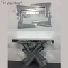 Good Supplier Vxin Home Decor V Silver Furniture Modern Crush Diamond Console Table with Modern Mirror