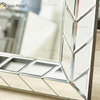 Standing Hanging Leaning Rectangle Floor Mirror 3D Modern Full Body Mirror Wall Mounted Dressing Mirror for Bedroom