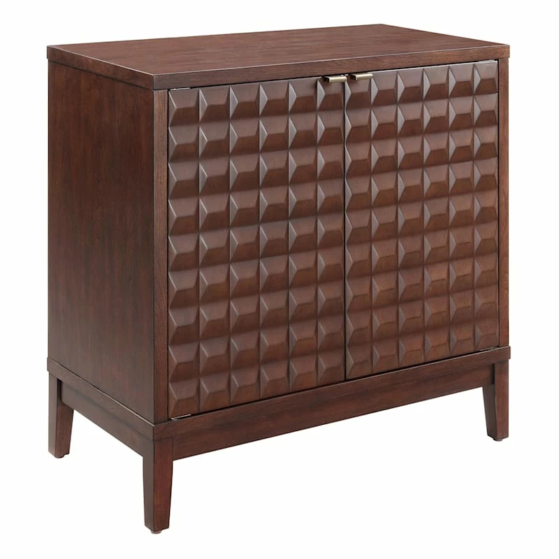 Cherry Wood Entrance Storage Cabinet