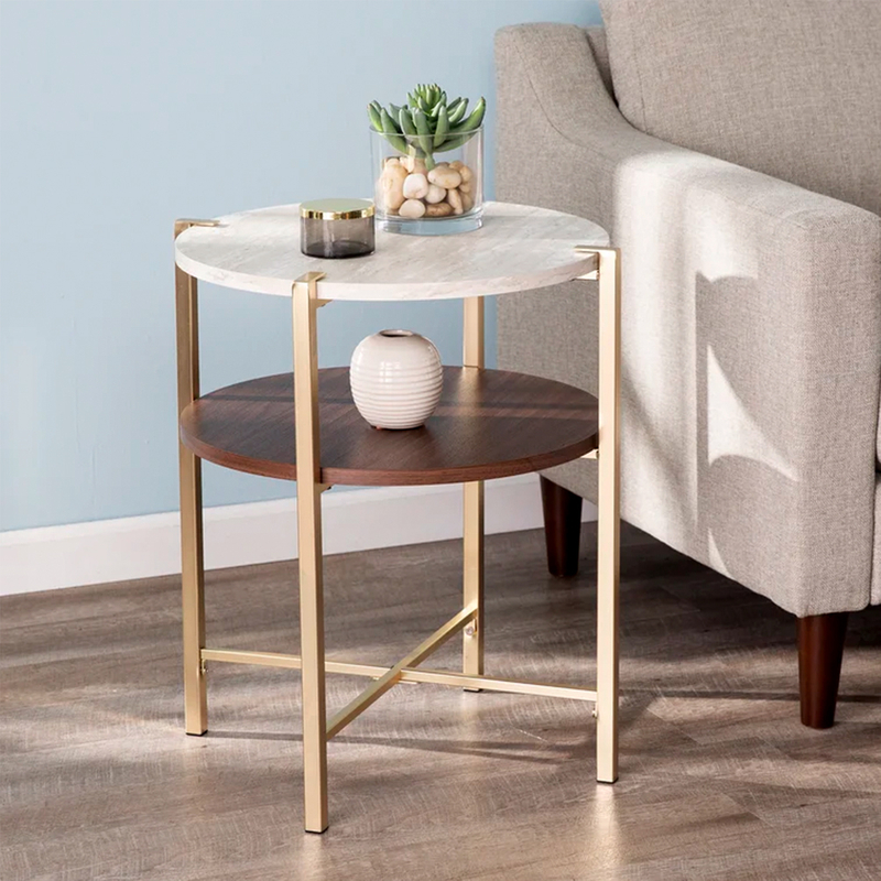 Slate side table