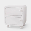 Minimalist cream nightstand