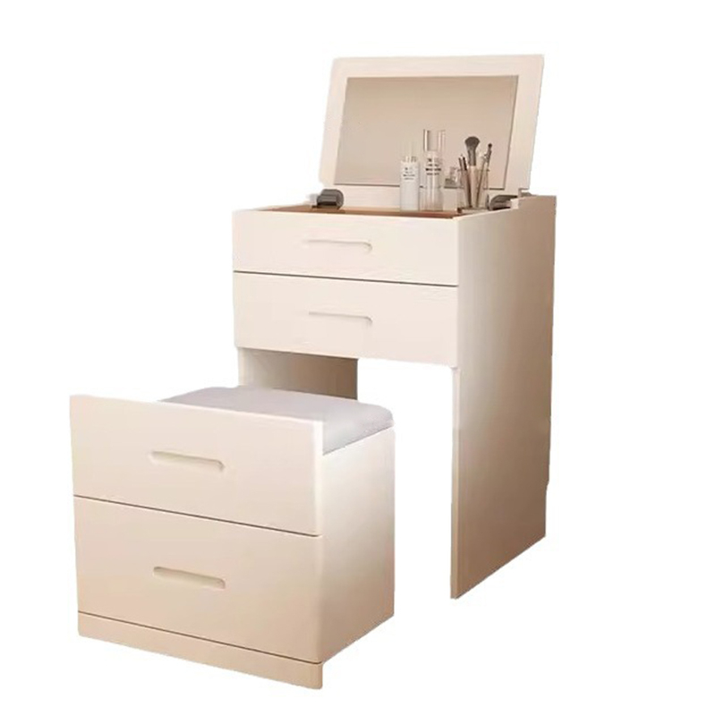 Vanity Table with Lighted Mirror