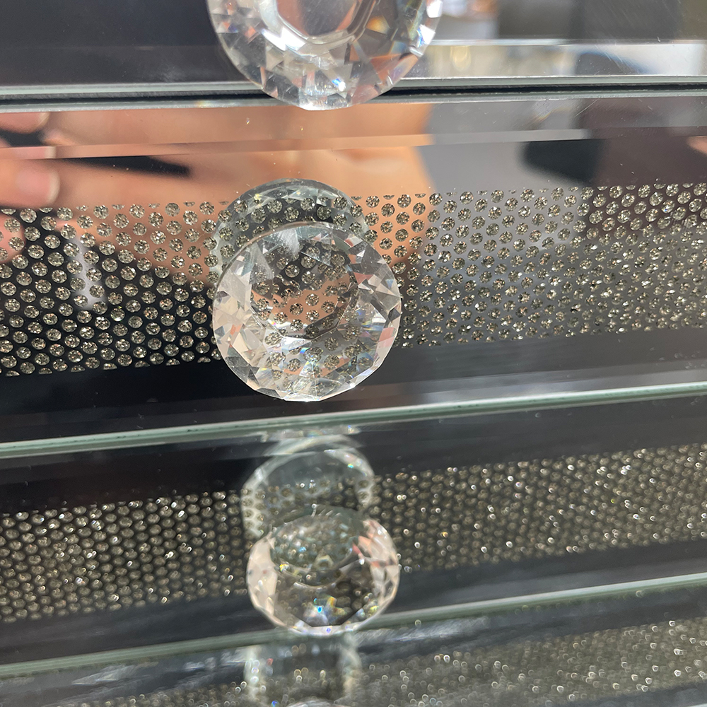 Luxury 3-Layer Diamond Crystal Jewelry Box